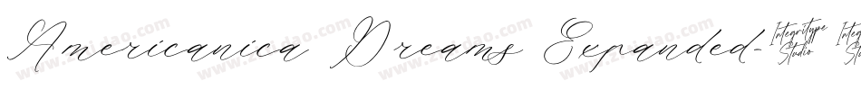 Americanica Dreams Expanded字体转换